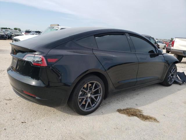 5YJ3E1EA9MF876448 - 2021 TESLA MODEL 3 BLACK photo 3