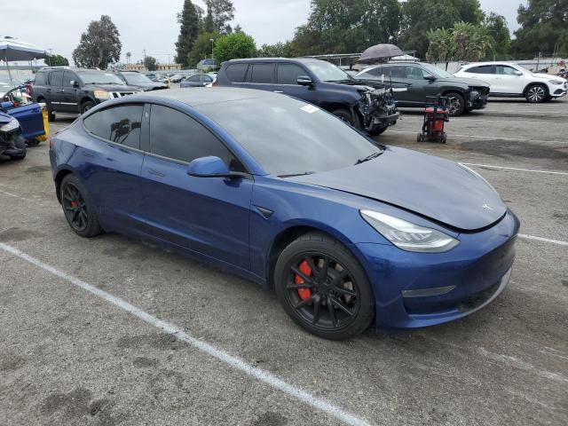 5YJ3E1EB9KF452578 - 2019 TESLA MODEL 3 BLUE photo 4