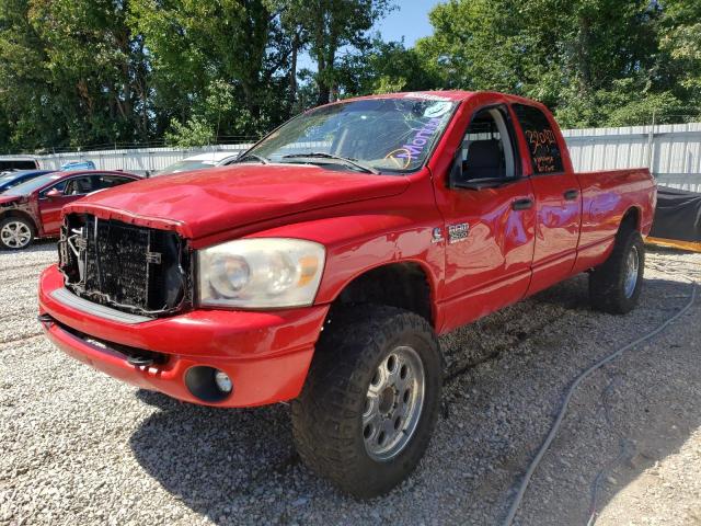 3D7KS28A38G194323 - 2008 DODGE RAM 2500 ST RED photo 2