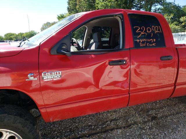 3D7KS28A38G194323 - 2008 DODGE RAM 2500 ST RED photo 9