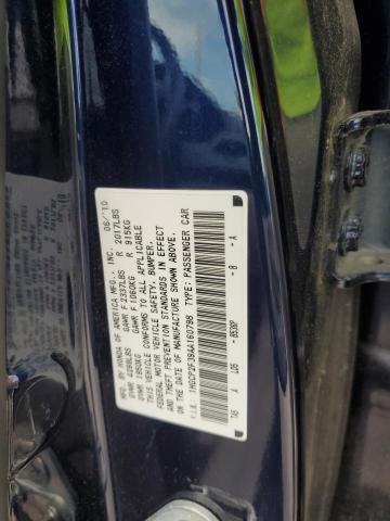 1HGCP2F39AA160798 - 2010 HONDA ACCORD LX BLUE photo 12