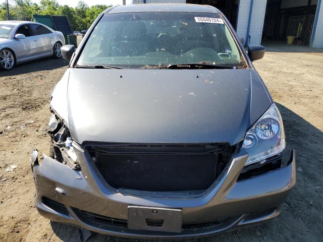 5FNRL38297B087494 - 2007 HONDA ODYSSEY LX GRAY photo 5