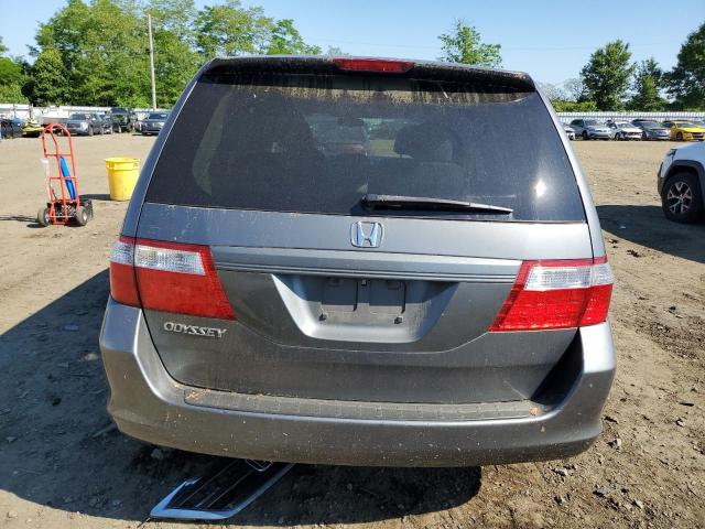 5FNRL38297B087494 - 2007 HONDA ODYSSEY LX GRAY photo 6