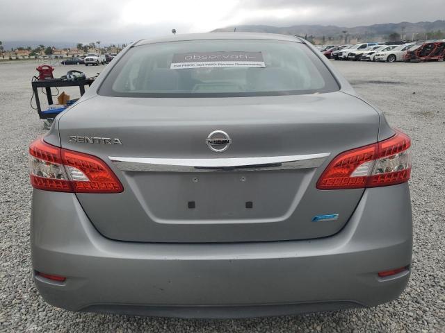 3N1AB7AP4DL755067 - 2013 NISSAN SENTRA S GRAY photo 6