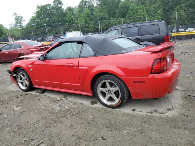 1FAFP45X44F232421 - 2004 FORD MUSTANG GT RED photo 2