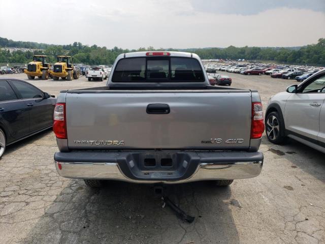 5TBBT44136S475571 - 2006 TOYOTA TUNDRA ACCESS CAB SR5 GRAY photo 6