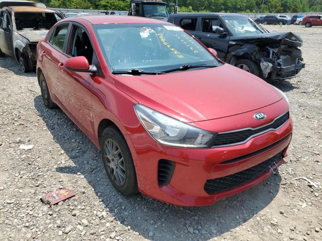 3KPA24AB5KE161153 - 2019 KIA RIO S RED photo 4