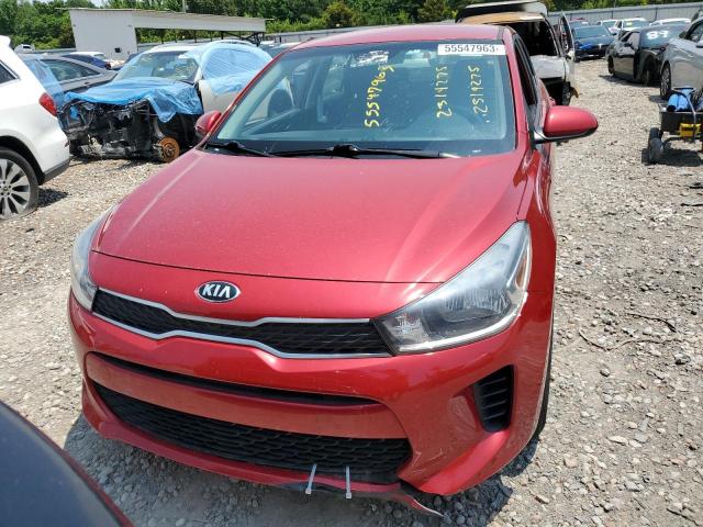 3KPA24AB5KE161153 - 2019 KIA RIO S RED photo 5