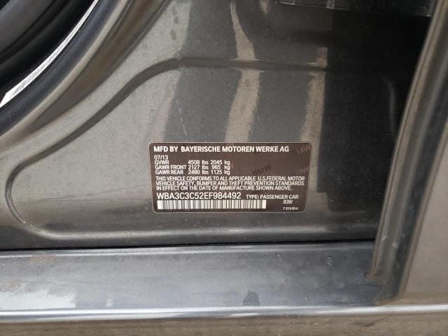 WBA3C3C52EF984492 - 2014 BMW 320 I XDRIVE GRAY photo 12