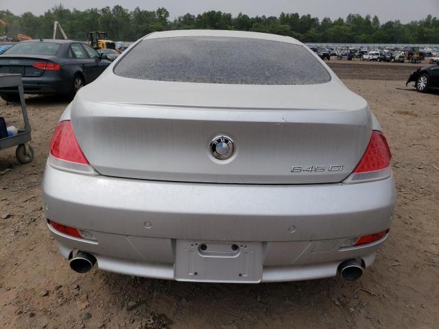 WBAEH73455B192031 - 2005 BMW 645 CI AUTOMATIC SILVER photo 6