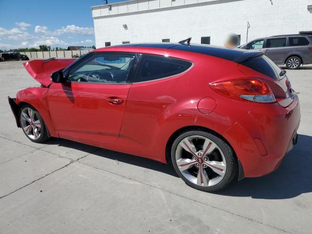 KMHTC6AD2CU060959 - 2012 HYUNDAI VELOSTER RED photo 2