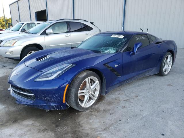 1G1YB2D74G5126139 - 2016 CHEVROLET CORVETTE STINGRAY 1LT BLUE photo 1