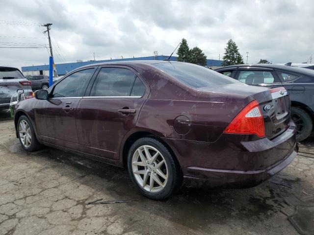 3FAHP0JA8BR266106 - 2011 FORD FUSION SEL MAROON photo 2