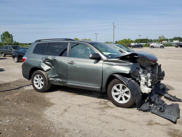 5TDZA3EH4DS044056 - 2013 TOYOTA HIGHLANDER BASE GRAY photo 4