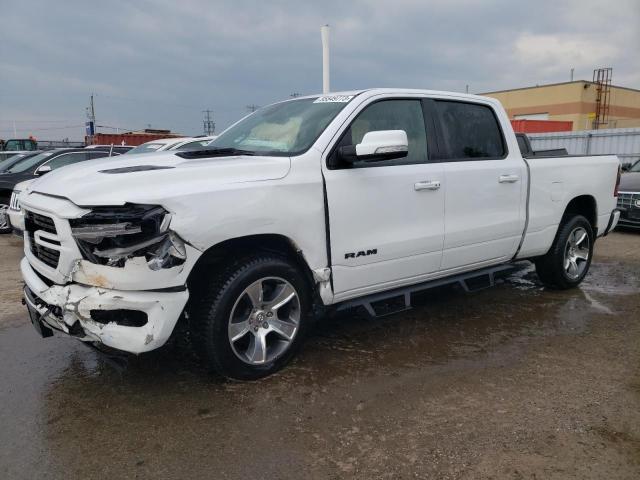 1C6SRFTT5LN256883 - 2020 RAM 1500 SPORT WHITE photo 1