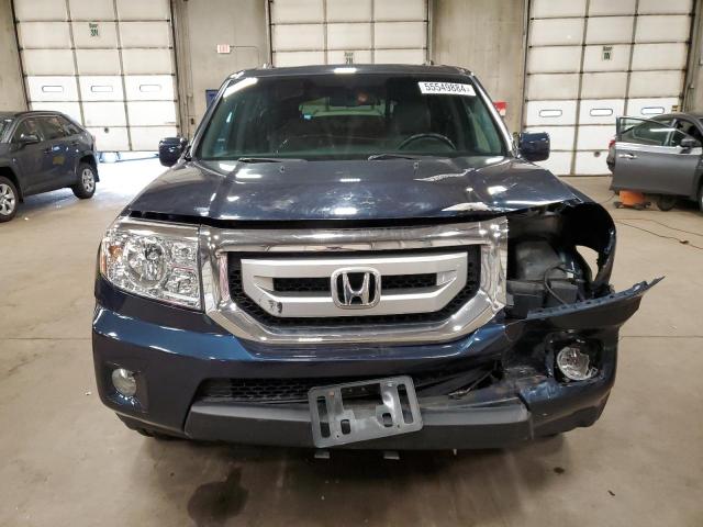 5FNYF4H55BB062197 - 2011 HONDA PILOT EXL BLUE photo 5