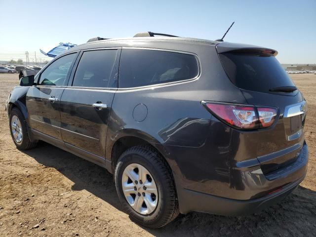 1GNKRFED1FJ340359 - 2015 CHEVROLET TRAVERSE LS GRAY photo 2