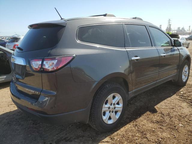 1GNKRFED1FJ340359 - 2015 CHEVROLET TRAVERSE LS GRAY photo 3