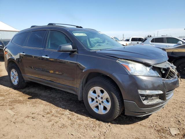 1GNKRFED1FJ340359 - 2015 CHEVROLET TRAVERSE LS GRAY photo 4