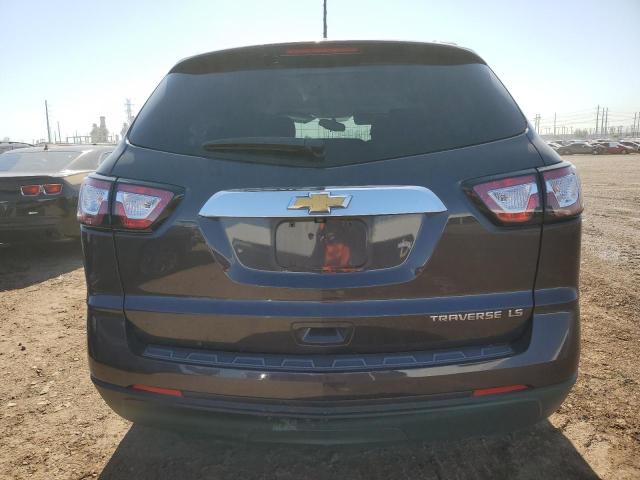 1GNKRFED1FJ340359 - 2015 CHEVROLET TRAVERSE LS GRAY photo 6