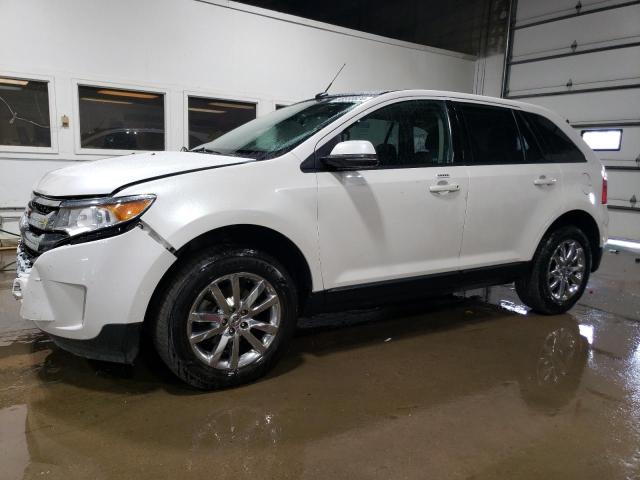 2FMDK4JC8DBA62192 - 2013 FORD EDGE SEL WHITE photo 1