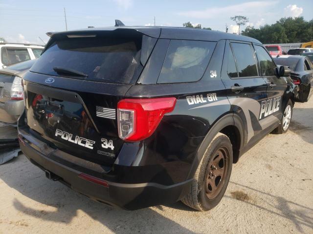 1FM5K8AB6LGA41982 - 2020 FORD EXPLORER POLICE INTERCEPTOR BLACK photo 4