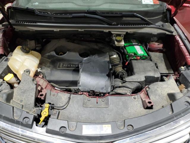 5LMCJ2D98GUJ00373 - 2016 LINCOLN MKC SELECT Բորդո լուսանկար 12
