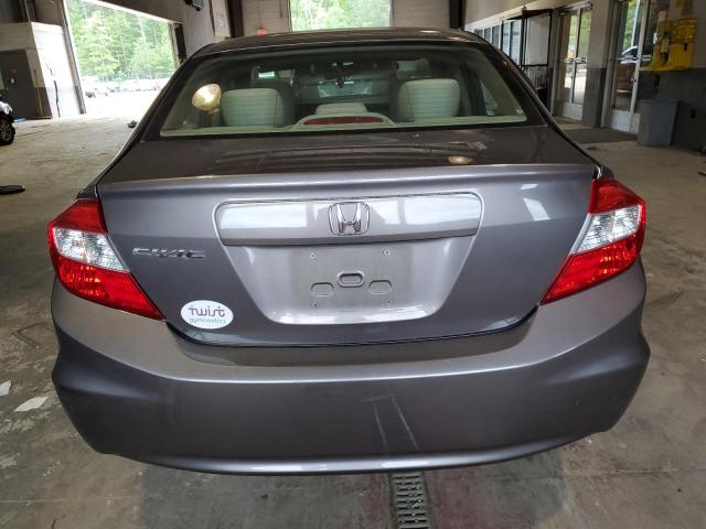 19XFB2F54CE109432 - 2012 HONDA CIVIC LX GRAY photo 6