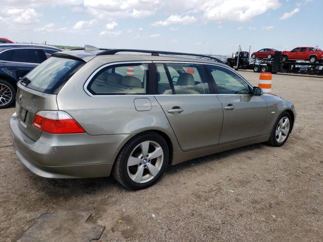 WBANN73596CN03358 - 2006 BMW 5 SERIES XIT 棕色 照片 3