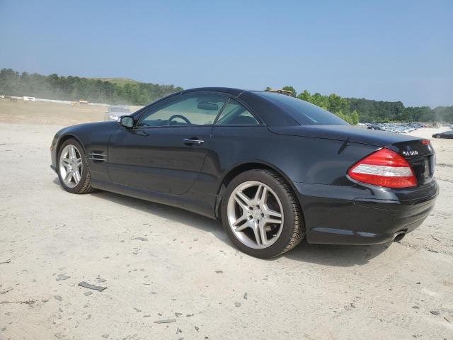 WDBSK71F77F121631 - 2007 MERCEDES-BENZ SL 550 BLACK photo 2