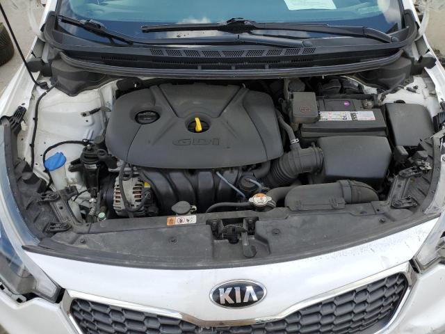 KNAFX4A86F5343115 - 2015 KIA FORTE EX WHITE photo 11