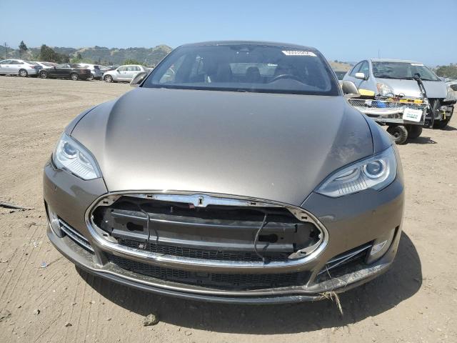 5YJSA1E18FF111936 - 2015 TESLA MODEL S TAN photo 5