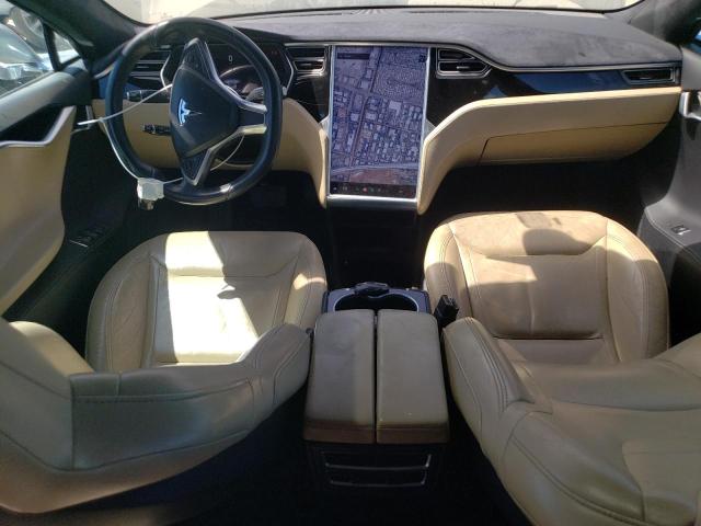 5YJSA1E18FF111936 - 2015 TESLA MODEL S TAN photo 8