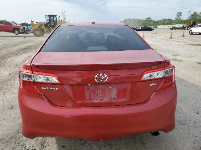 4T1BF1FK5CU607946 - 2012 TOYOTA CAMRY BASE RED photo 6