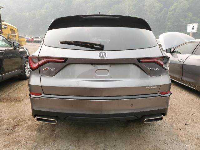 5J8YE1H03NL012715 - 2022 ACURA MDX A-SPEC GRAY photo 6