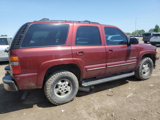 1GNEK13Z12J241800 - 2002 CHEVROLET TAHOE K1500 BURGUNDY photo 3