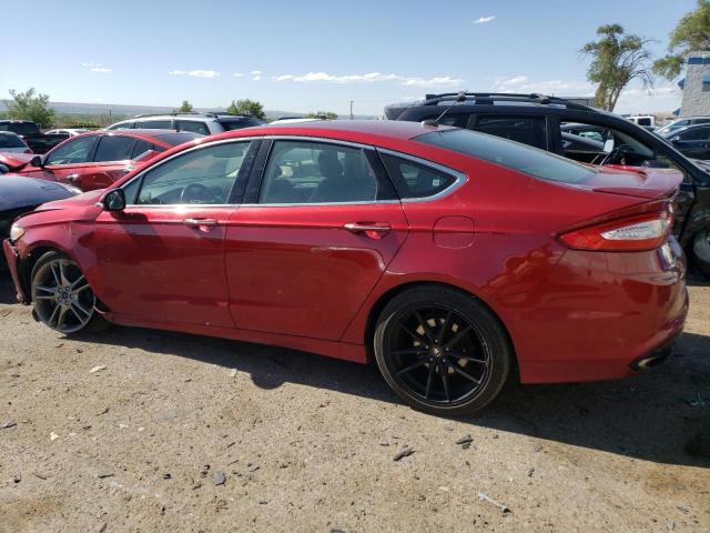 3FA6P0K96FR211798 - 2015 FORD FUSION TITANIUM RED photo 2