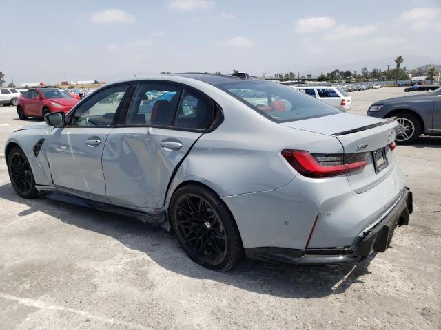 WBS43AY01RFR64306 - 2024 BMW M3 COMPETITION ვერცხლისფერი ფოტო 2