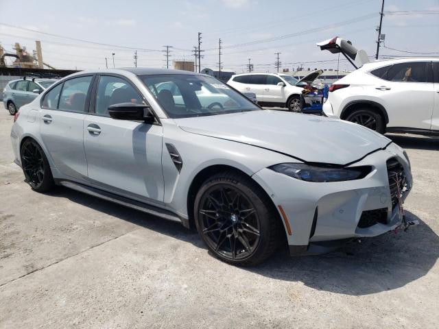 WBS43AY01RFR64306 - 2024 BMW M3 COMPETITION ვერცხლისფერი ფოტო 4