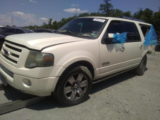 1FMFK20538LA43183 - 2008 FORD EXPEDITION EL LIMITED CREAM photo 2