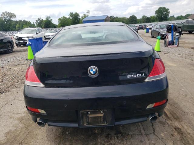 WBAEH13416CR49516 - 2006 BMW 650 I BLACK photo 6