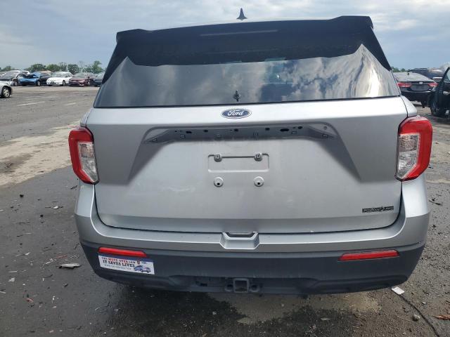 1FM5K8AC4MNA11885 - 2021 FORD EXPLORER POLICE INTERCEPTOR 银色 照片 6