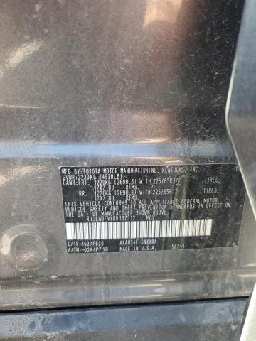 4T3LWRFVXRU162312 - 2024 TOYOTA RAV4 LE GRAY photo 13