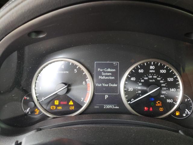 JTJDARDZ4M2263059 - 2021 LEXUS NX 300 BASE შავი ფოტო 9