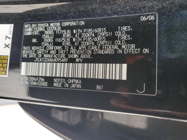 JTLKT324464095489 - 2006 SCION XB XB 黑色 照片 13