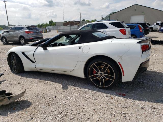 1G1YM3D74F5103832 - 2015 CHEVROLET CORVETTE STINGRAY Z51 3LT WHITE photo 2