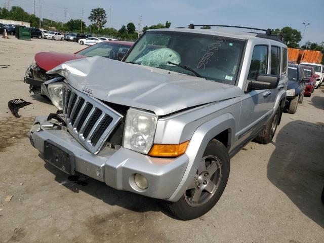 1J4RG4GK9AC148398 - 2010 JEEP COMMANDER SPORT SILVER photo 1