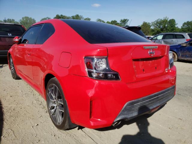 JTKJF5C76E3088382 - 2014 TOYOTA SCION TC RED photo 3