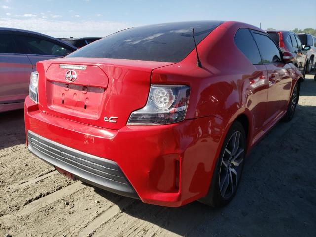 JTKJF5C76E3088382 - 2014 TOYOTA SCION TC 红色 照片 4
