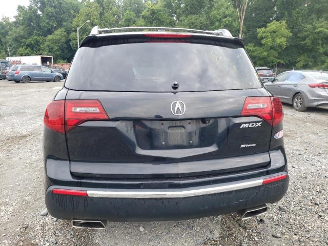 2HNYD2H40DH500178 - 2013 ACURA MDX TECHNOLOGY BLACK photo 6